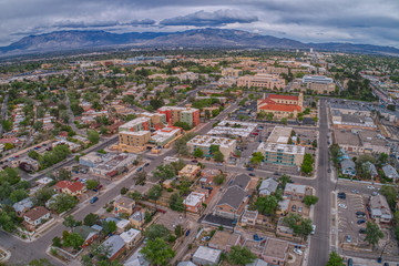 Obraz premium Aerial View of the University of New Mexico