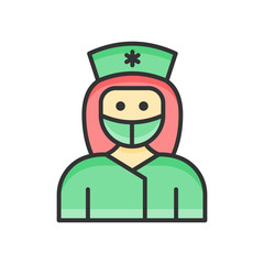 Nurse Vector Icon