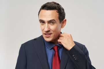 portrait of a handsome businessman