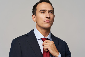 portrait of a handsome businessman