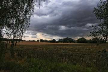 aufziehendes Gewitter