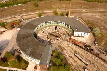 Railways and trains from the air