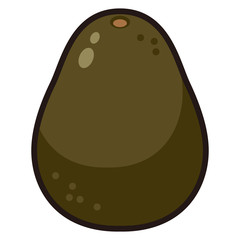 アボカドのアイコン -vector icon Avocado