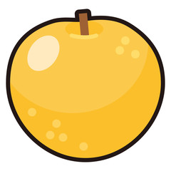 梨のアイコン -vector icon Japanese pear
