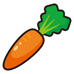 ニンジンのアイコン -vector icon carrot