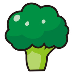 ブロッコリーのアイコン -vector icon broccoli