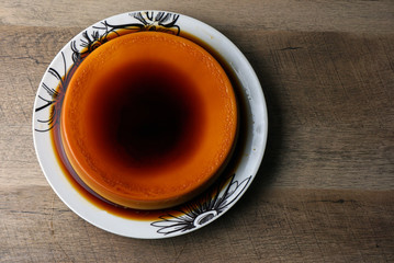 homemade caramel cake pudding