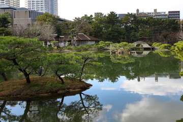 Shukukeien Japanesse Park in Hiroshima