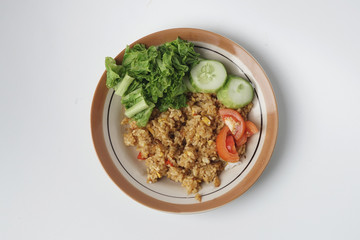 Home made Indonesia fried rice 