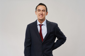 portrait of a handsome businessman