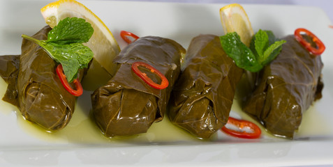 Stuffed Grape Leaves