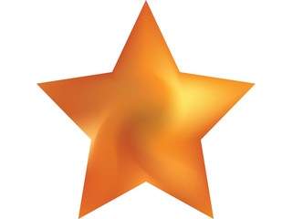 Obraz premium Smooth background in the form of pentagram.