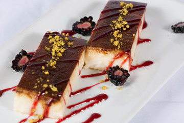 Traditional Turkish Dessert Kazandibi Caramel Pudding