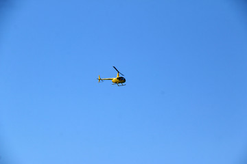 helicopter in flight