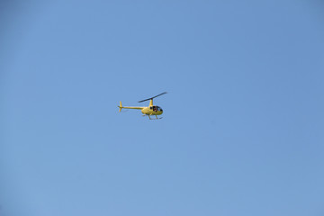 helicopter in flight