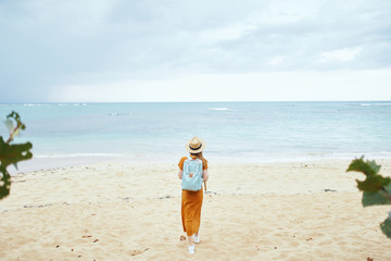 little boy playing on the beach