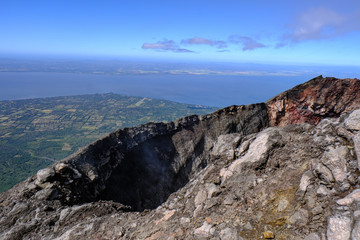 Crater of Concepcion Volcano, Ometepe, Nicaragua