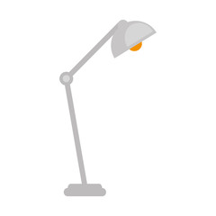 house floor lamp decorative isolated icon vector illustration design