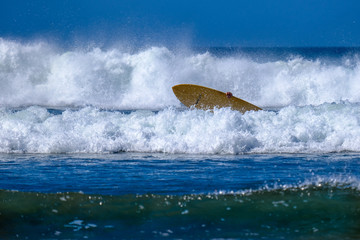 Fototapeta premium Wipeout in the waves