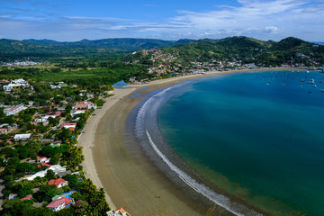 Fototapeta na wymiar View on San Juan del Sur, Nicaragua