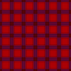 Tartan Lumberjack Plaid  Red and Blue Seamless Pattern