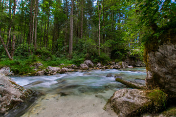 river in the mountains 