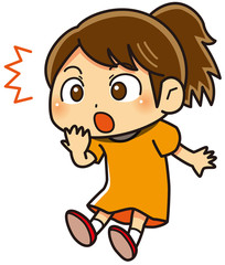 驚き女子
