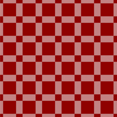 Tartan Lumberjack Plaid  Red and White Seamless Pattern