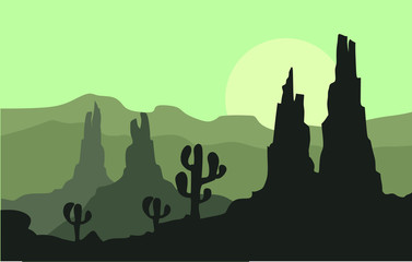 vector illustration of cactus
