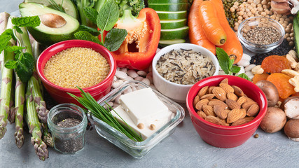 Diet of plant based protein.