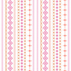 Beautiful design embroidery floral for wallpaper decoration.