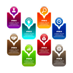 Business data visualization. Process chart. Abstract elements of graph, diagram with steps, options, parts or processes. Vector business template for presentation. Creative concept for infographic.