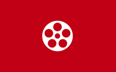 Record Movie Film Icon or Logo Design Template