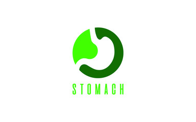 Stomach Gastroenterology Clinic Care Logo Design