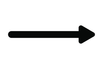 EPS 10 vector. A flat arrow vector icon. Good for projects.	
