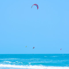 Kitesurfing Thailand Hua hin on a Sunny day