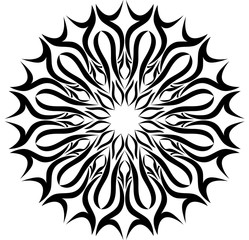 abstract floral ornament