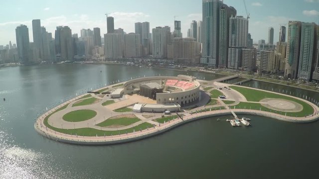 United Arab Emirates sharjah is most popular place for holiday and seaside, streets general views