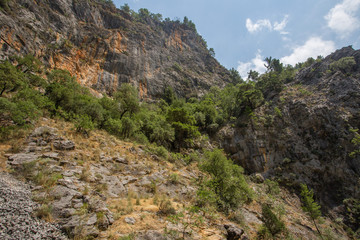 Landscape with mountains and clouds Alanya Turkey
