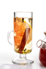 Punch glass close up
