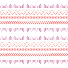 Embroidered design pattern for living room decor.