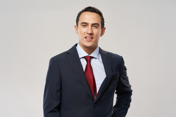 portrait of a handsome businessman