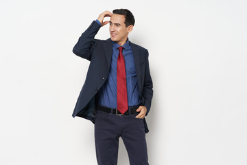 young businessman with sunglasses