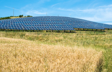 Solar panels in rural