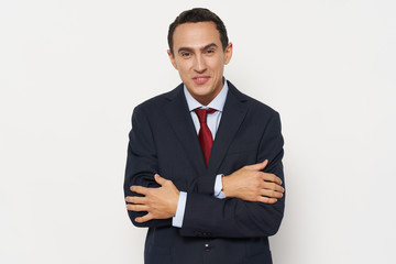 portrait of a handsome businessman