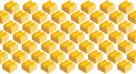 Plastic building blocks