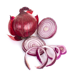 red onion in studio