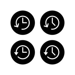 History icons set. History vector icon