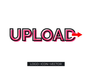 Upload icon icon design, Upload icon logo, Upload icon, modern Idea and Concept Vector illustration Business Info graphic template with icon,arrow,world