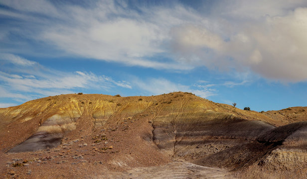 Panoramic View Of The Red Rocks Area In Northern New Mexico